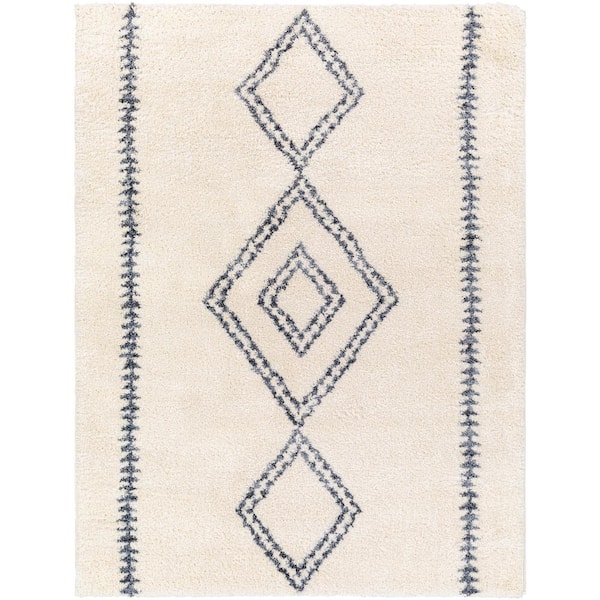 Artistic Weavers Puffy shag Cream 8 ft. x 10 ft. Global Indoor Area Rug