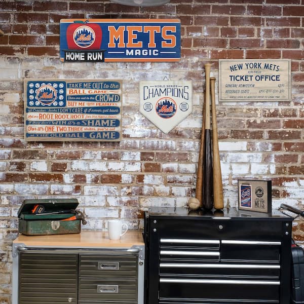 New York Mets Sign Wood 10x10 Album Design | Carroll's Sports Cove