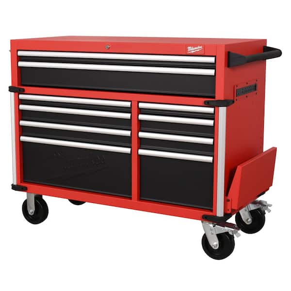 High Capacity 46 in. W x 22.1 in. D 10-Drawer Rolling Tool Cabinet