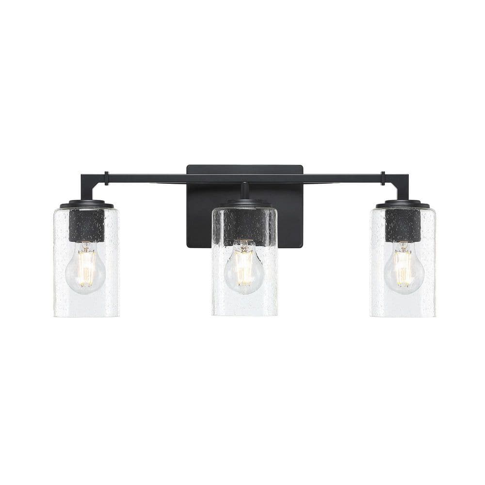 Helenwood 22 in. 3-Light Matte Black Vanity Light for Bathrooms price history on PriceWatchPro
