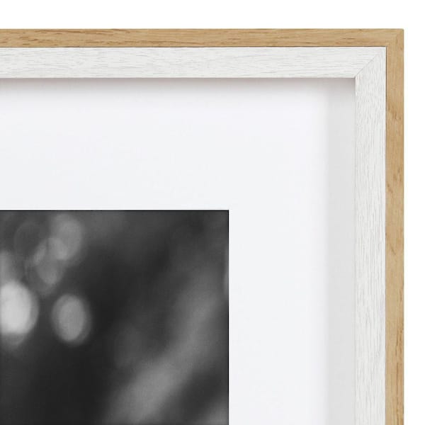 Gibson 14.00 in. x 11.00 in. White/Natural Picture Frame (Set of 10)