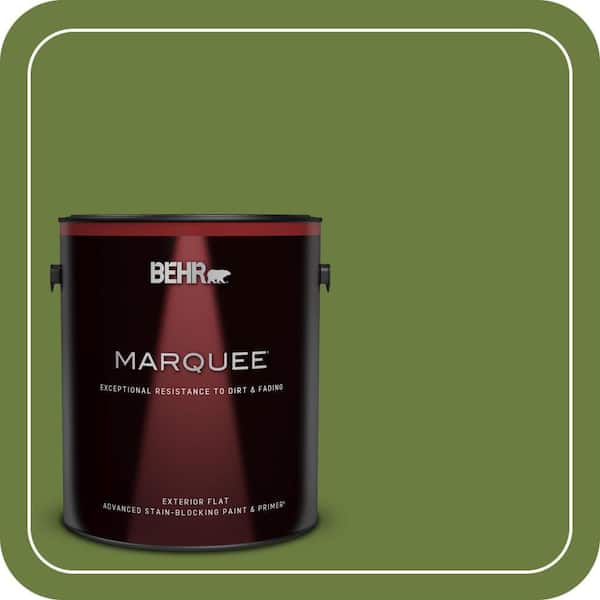 BEHR MARQUEE 1 gal. #M350-7 Healing Plant Flat Exterior Paint & Primer