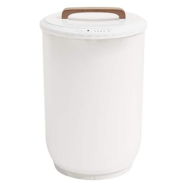 Electric Heated Towel Warmer Bucket in Wood Handle, Auto Shut Off, Fits Up to Two 40 in. x 70 in. Oversized Towels