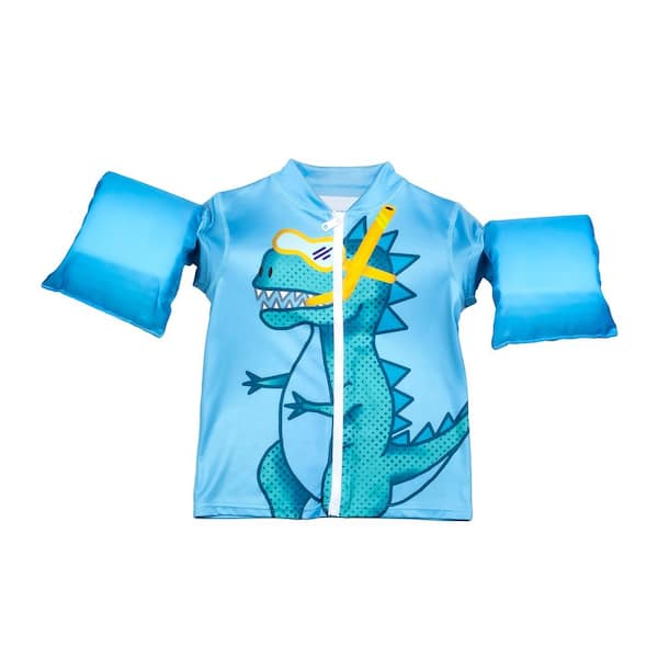 Poolmaster Blue Lil' Splashers Dinosaur Swim Shirt Floaties 50548 - The  Home Depot