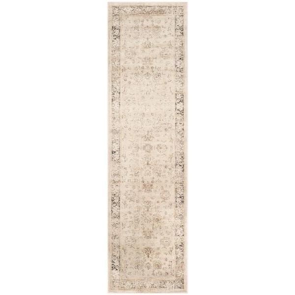SAFAVIEH Vintage Stone 2 ft. x 7 ft. Distressed Border Runner Rug