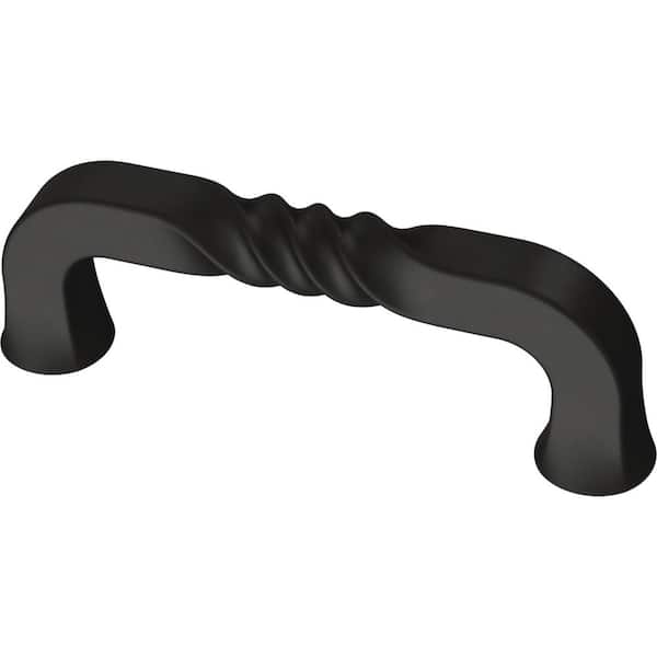 Liberty Iron Craft 3 in. (76 mm) Matte Black Matte Black Cabinet Drawer Pull