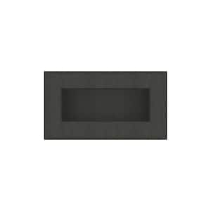 21 in. W x 12 in. D x 12 in. H in Shaker Charcoal Ready to Assemble Wall Kitchen Cabinet with No Glasses