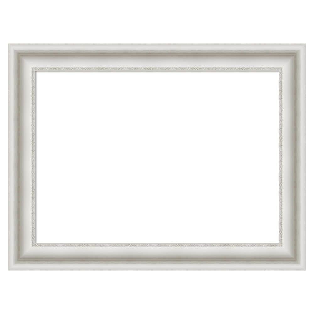 Parlor White 34 in. x 26 in. Polystyrene Framed Dry Erase Magnetic Memo Board