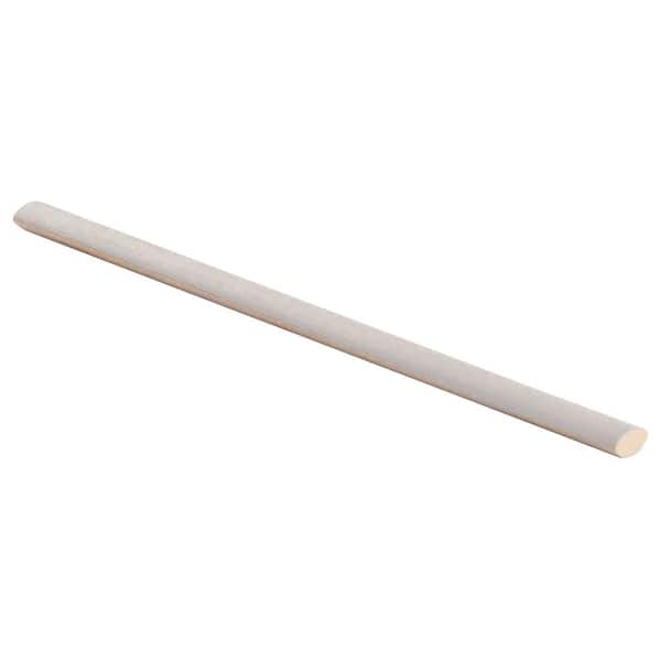 Barclay Silver Gray 0.59 in. x 10.27 in. Textured Matte Ceramic Bullnose Tile Trim (0.04 sq. ft./Each)