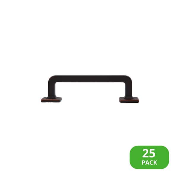 Sumner Street Home Hardware 25-Pack Boise 3-1/2 in.(89 mm) Center-to-Center Traditional Oil Rubbed Bronze Bar Drawer Pull