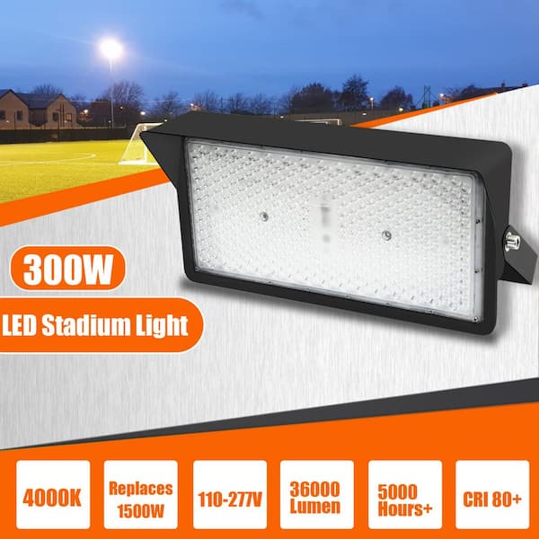 WYZM 1000 Watt equivalent 36000 Lumens 120 Black LED Stadium