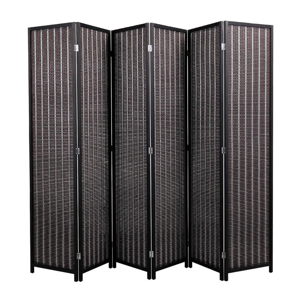 71.66 in. x 6 ft. Bamboo Pine Decorative Screen Panel (Includes 6 Panels)
