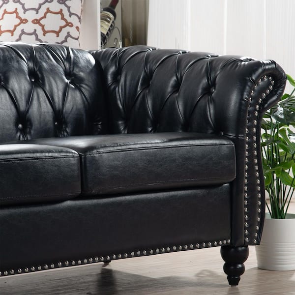 Chesterfield 22 XL 0807 00 Black, 49% OFF