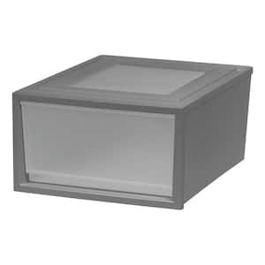 Plastic Chest Drawer in Gray