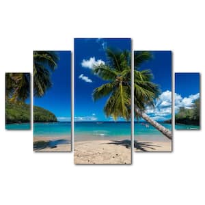 40 in. x 58 in. "Martinique" by Mathieu Rivrin Printed Canvas Wall Art