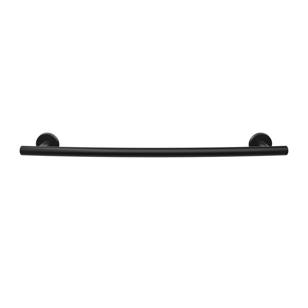 Matte Black Stainless Steel Wall Mounted Towel Bar