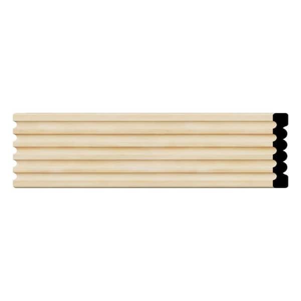 Ekena Millwork WM338 0.56 in. D x 3.38 in. W x 96 in. L Wood (Pine) Chair Rail Molding