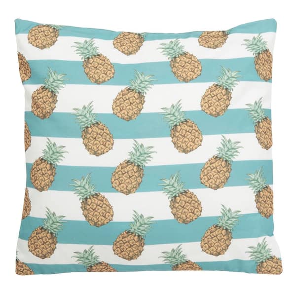 pineapple outdoor throw pillow