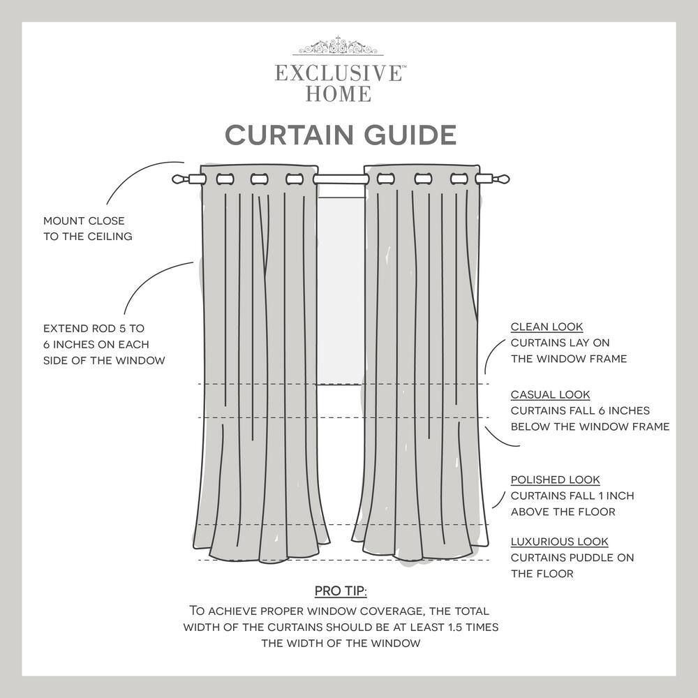Mecca Orange Light-Filtering Polyester Tab Top Curtain Panel