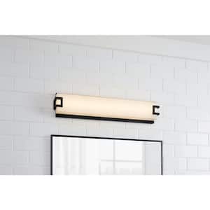 Grandale 23.25 in. 1-Light Coal LED Bathroom Vanity Light Bar