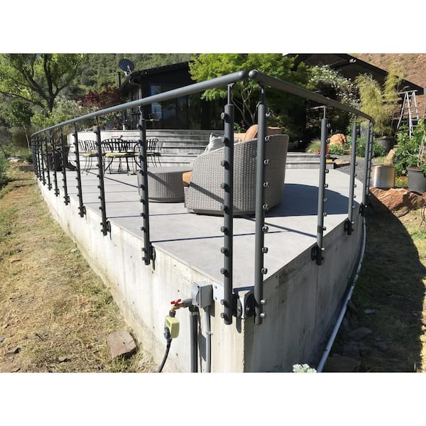 Prova Pa7B Anthracite Handrail End Cap