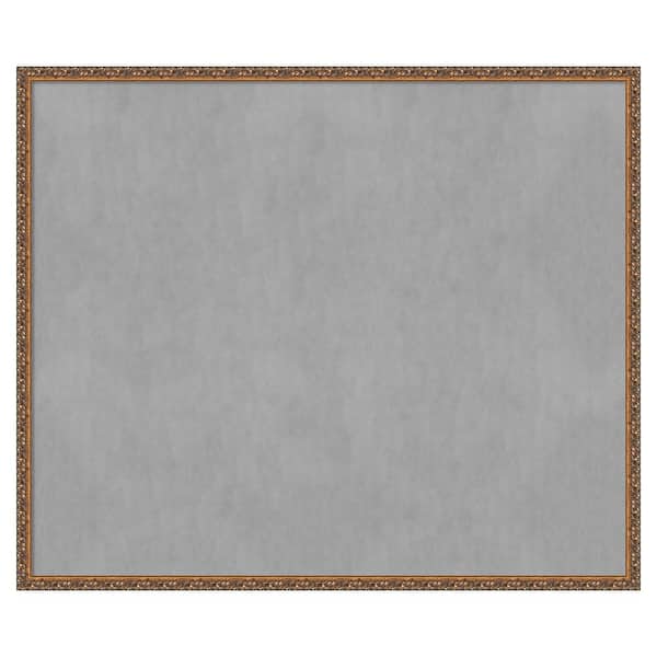Amanti Art Antique Bronze 50 in. x 42 in. Framed Magnetic Board