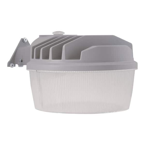 HALO ALB 450-Watt Equivalent Integrated LED Gray Dusk to Dawn Area Light, 4000K