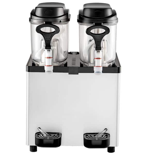 SKYSHALO Commercial Slushy Machine, 6 x 2 Tanks 50 Cups Margarita Machine, 426oz., Stainless Steel Snow Cone Machine with 700W