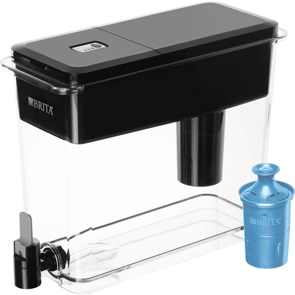 Brita UltraMax 18-Cup Water Dispenser, Jet Black