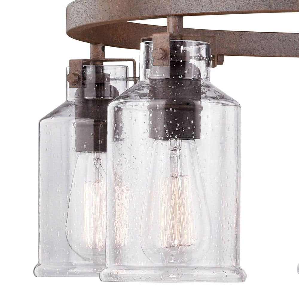 Milone Rustic Bronze 5-Light Chandelier