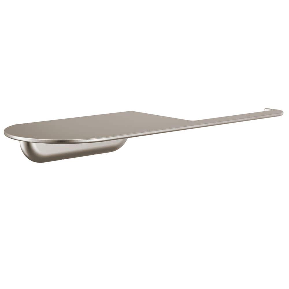 Bonacci Pivoting with Shelf Wall Mount Toilet Paper Holder in Stainless price history on PriceWatchPro