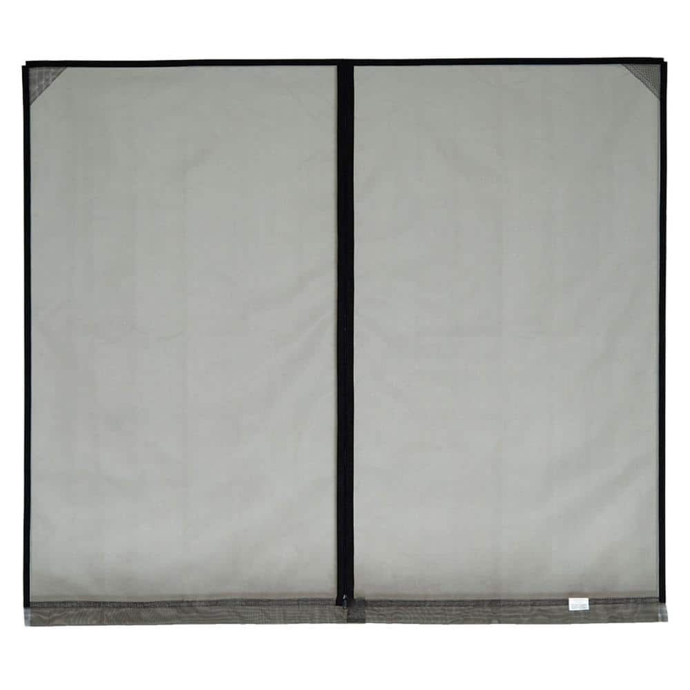 FRESH AIR SCREENS 9 ft. x 8 ft. Stationary Garage Door Screen with 1