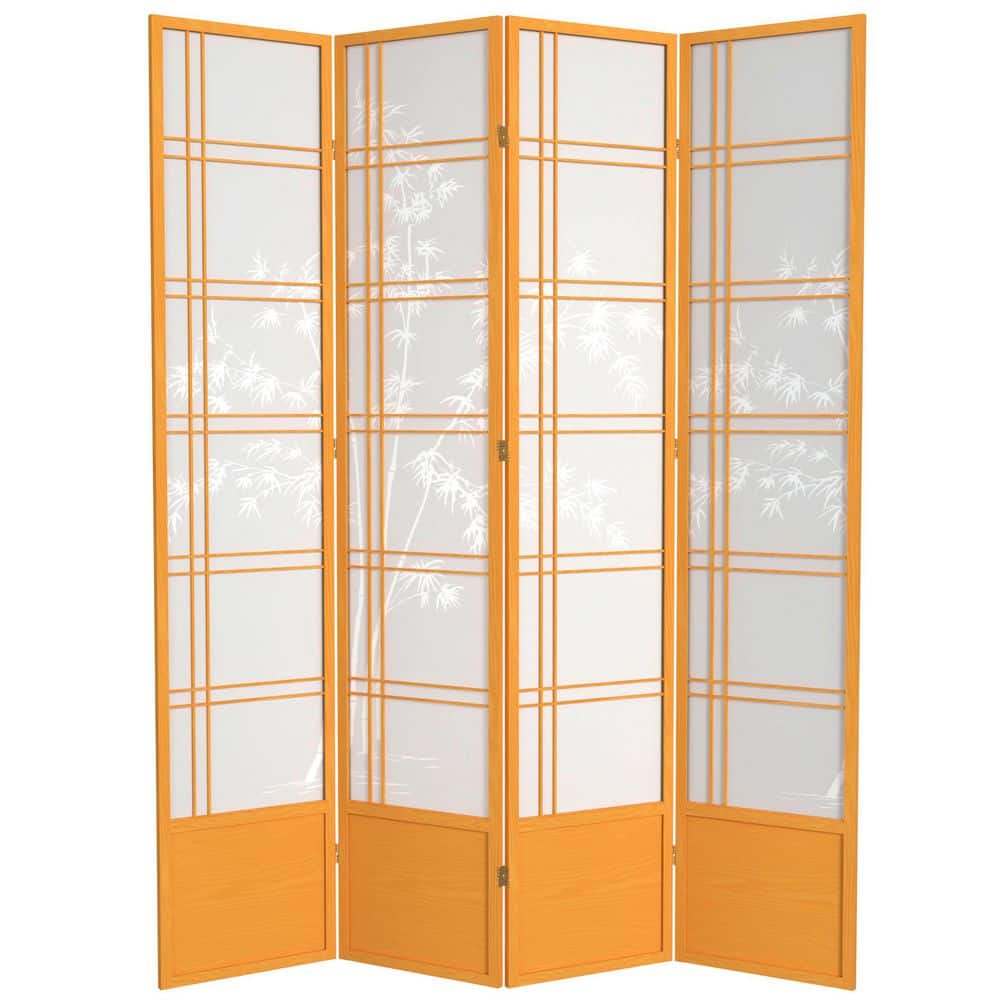 7 ft. Honey 4-Panel Room Divider price history on PriceWatchPro