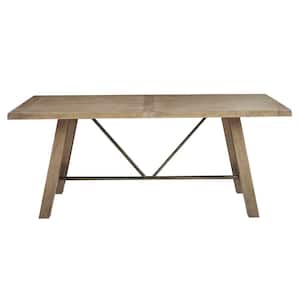 Sonoma Reclaimed Grey Wood 4 Legs Dining Table Seats 6