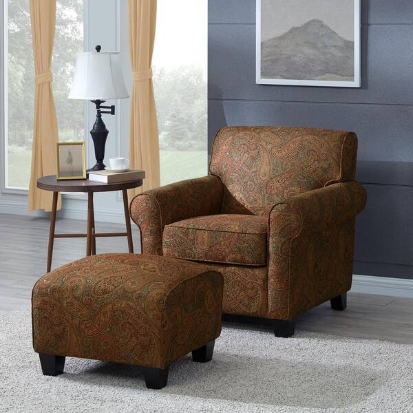 handy living winnetka chair and ottoman