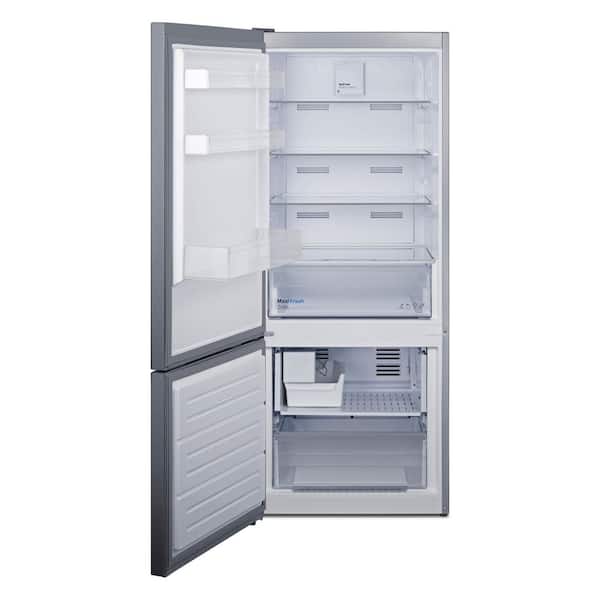Summit Appliance 28 in. W 15.1 cu. ft. Bottom Freezer Refrigerator