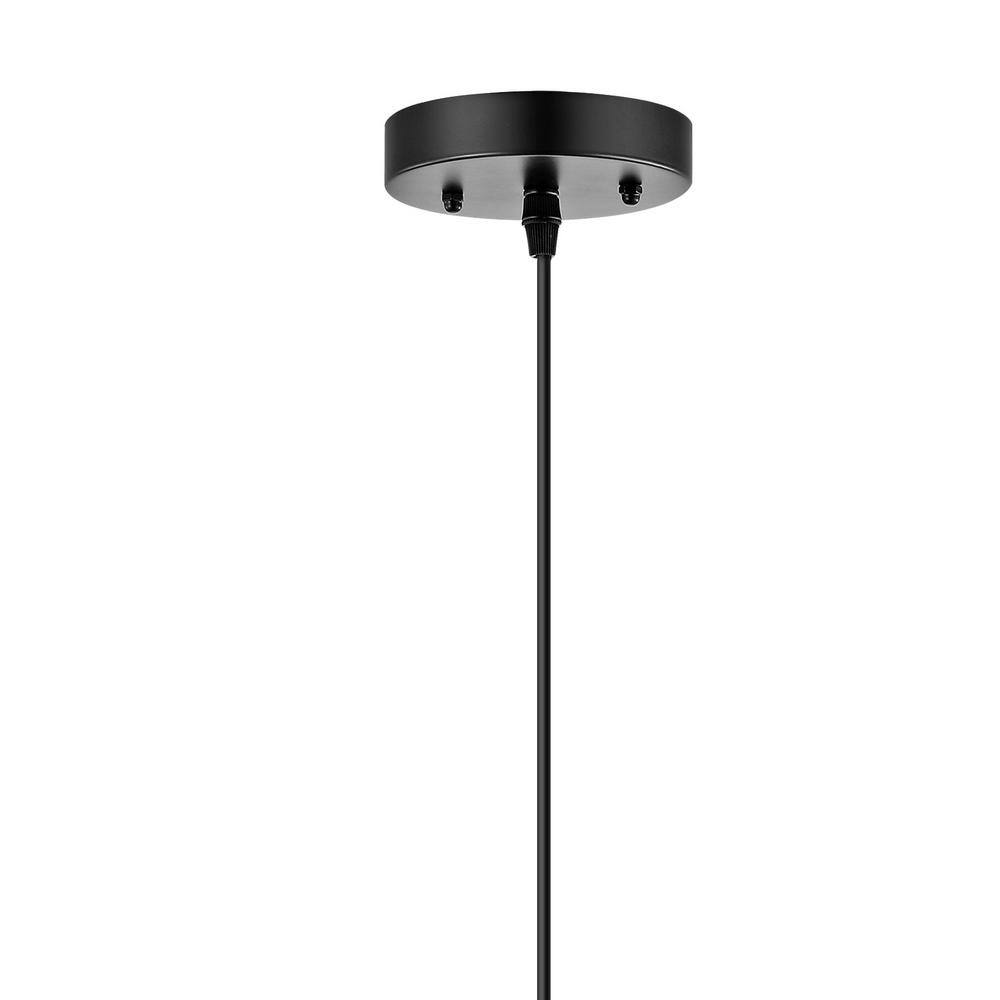 Campana 20" Grey-Black Bohemian Modern LED Pendant