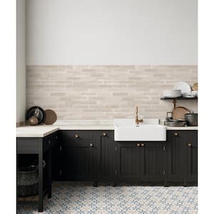 Scrapbook Cherished Greige 2 in.x 8 in. Glazed Porcelain Floor and Wall Tile (4.68 .sq. ft./case)