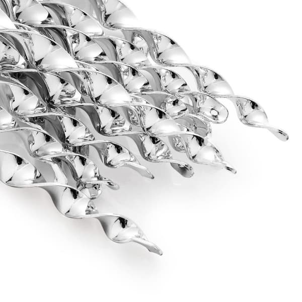 11.5 in. Bird Scarer Rods Reflective Outdoor Device 15-Pack Keep Pigeon Woodpecker Away Garden Yard Silver