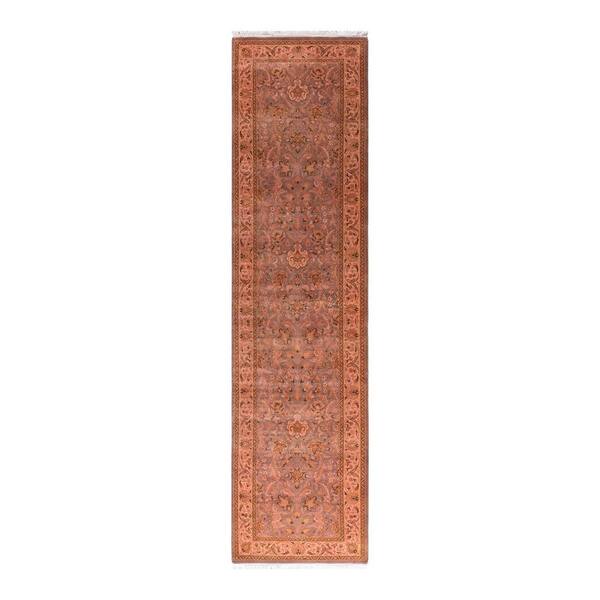 Overdyed Gray 2 ft. 7 in. x 10 ft. 2 in. Wool Indoor Area Rug