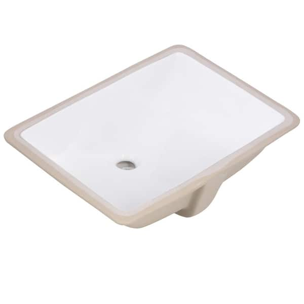 Square Drop-In or Undermount Basin Sink - 1179W16