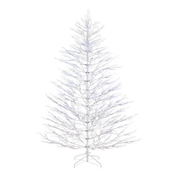 Home Accents Holiday 7.5 ft. Winter Spruce LED Christmas Tree