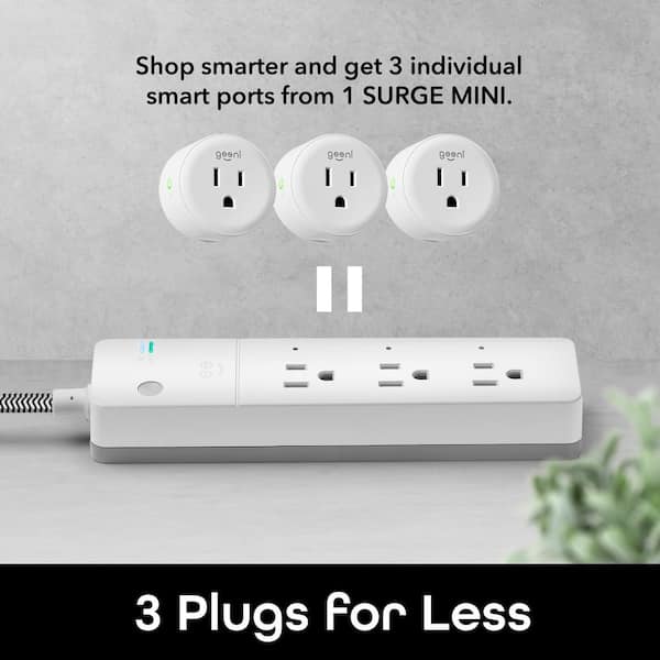 Merkury Innovations Wireless 2 Outlet Surge Suppressor with Remote