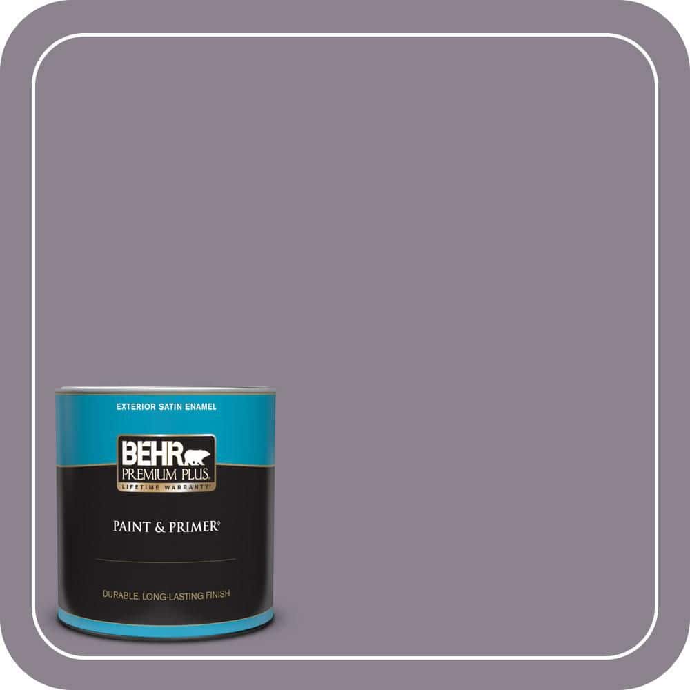 1 qt. #670F-5 Gothic Amethyst Satin Enamel Exterior Paint & Primer price history on PriceWatchPro