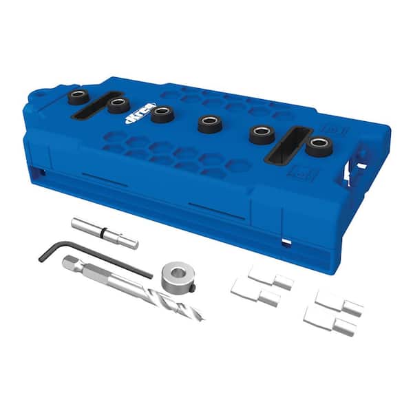 Shelf Pin Jig 5mm with 6 hardened-steel drill guides