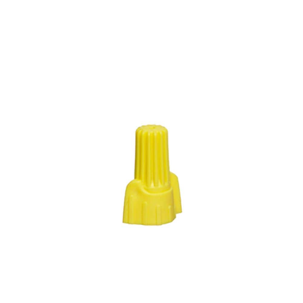 YELLOW WINGED WIRE CONNECTORS SCREW-ON NUTS UL 500/BAG FAST SHIPPING 