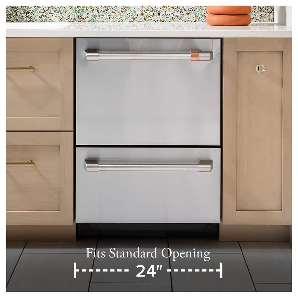 24" Stainless Steel Double Drawer Energy Star Dishwasher