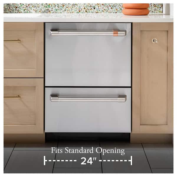 24 in. Stainless Steel Double Drawer Dishwasher
