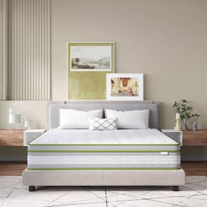 12 in. Medium Gel Foam and Innerspring Mattress, Tight Top TwinXL Size Mattresses