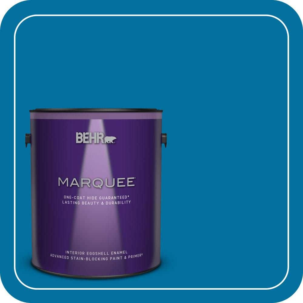 1 gal. #550B-7 Blue Ocean Eggshell Enamel Interior Paint & Primer price history on PriceWatchPro